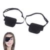 Eye Patch Unisex Black Single Eyepatch Washable Adjustable Blindfold