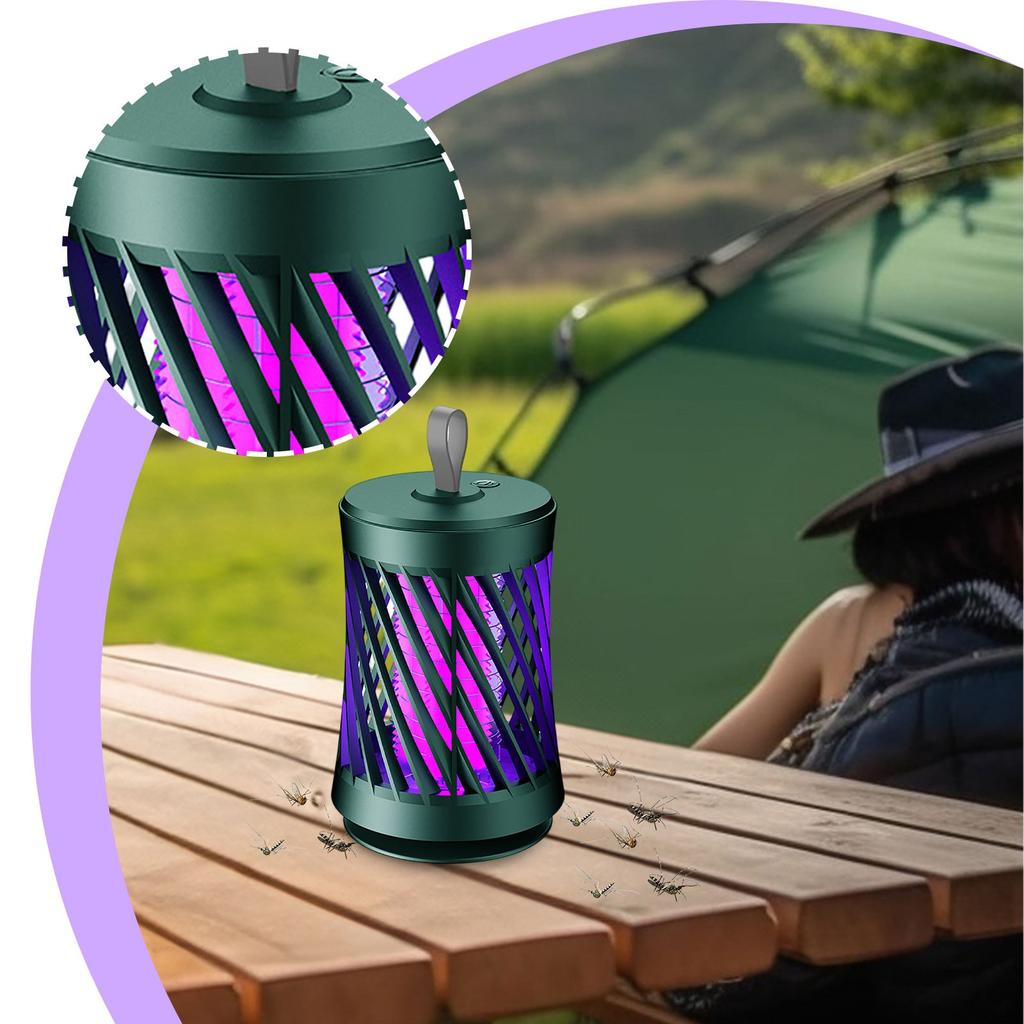 Zapper Indoor, Electric Indoor Zapper Outdoor, 2 In 1 Mosquito Zapper, Powerful Fly Zapper With Purple Lights For Home, Garden, Patio