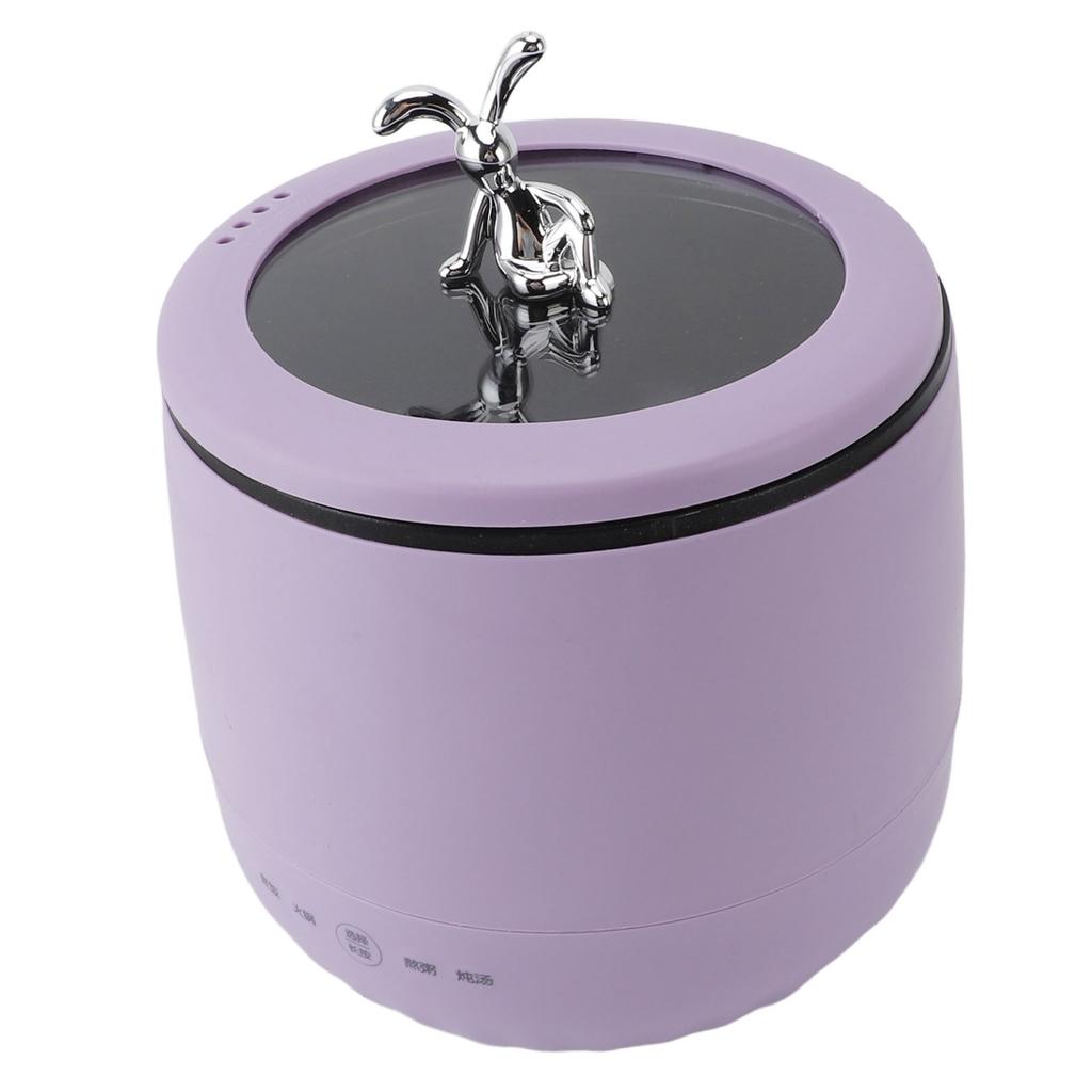 Mini Garnek do Ryżu dla 2 Osób 1,8L 450W Wielofunkcyjny Przenośny Garnek do Ryżu do Domu Akademika Podróży