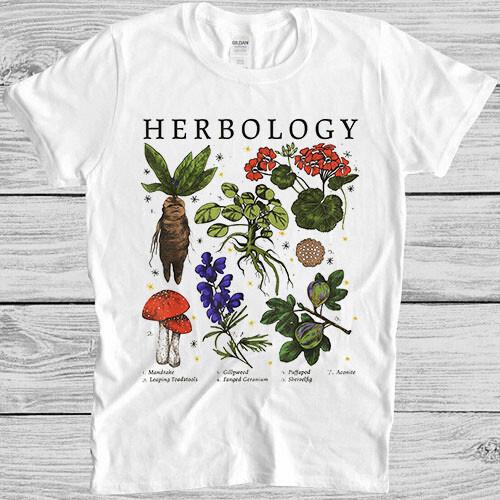 Herbology Plants Gardening Botanical Plant Lover Magic Wizard Gift T Shirt M961 M