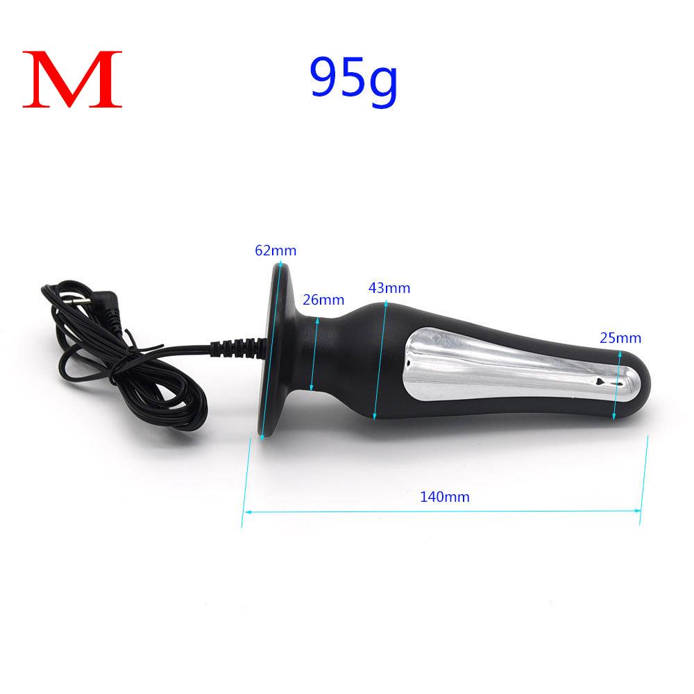 Electric Shock Penis Plug Rings Pulse Anal Plug Glove Stimulation Breast Pads Massage Nipple Clamp Cock Cage Sex Toys For Couple