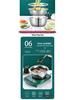 Multifunctional Stainless Steel Grating and Mixing Basin for Vegetables and Fruits