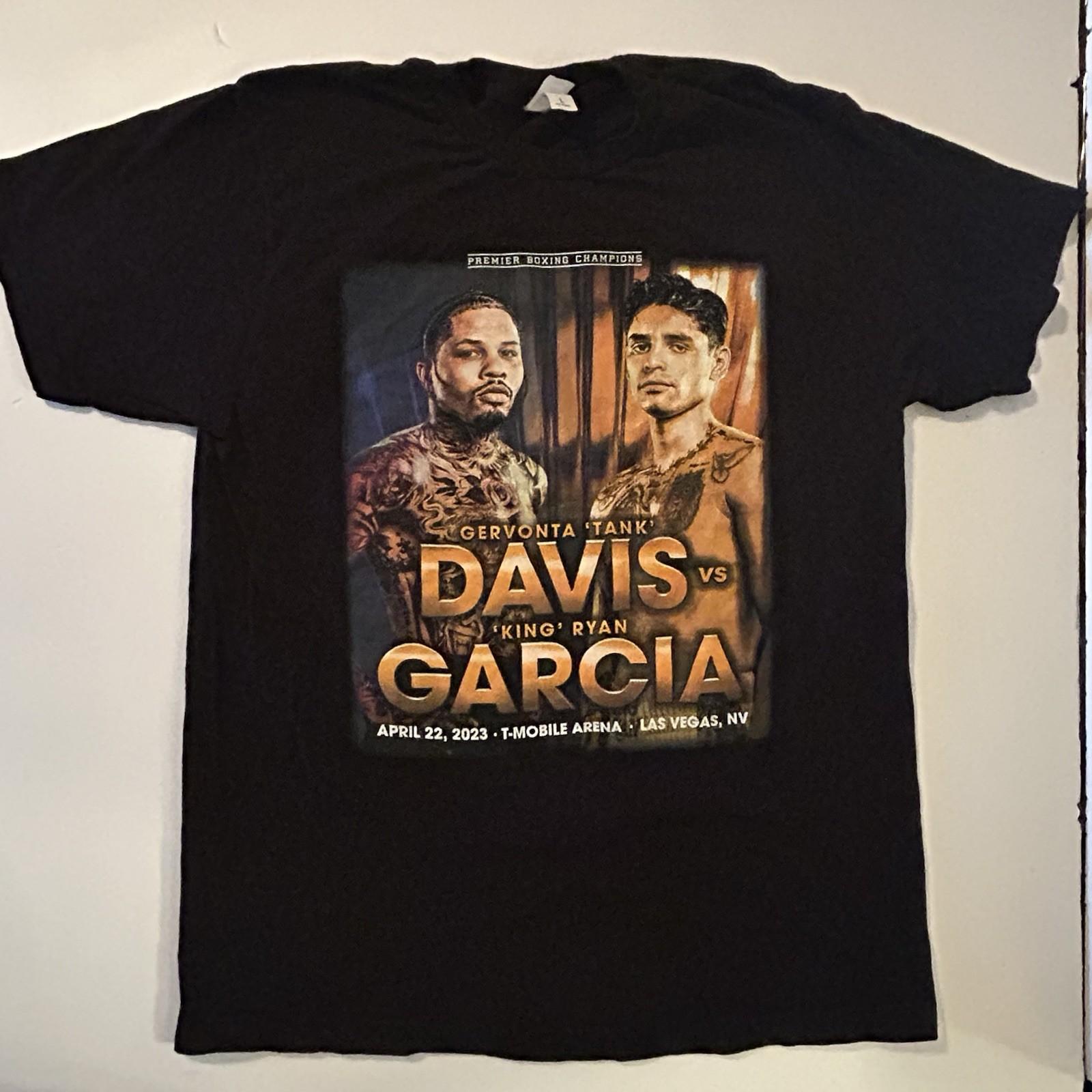 Gervonta Davis vs. Ryan Garcia Boxing T-shirt Large Unisex T-Shirt XXL