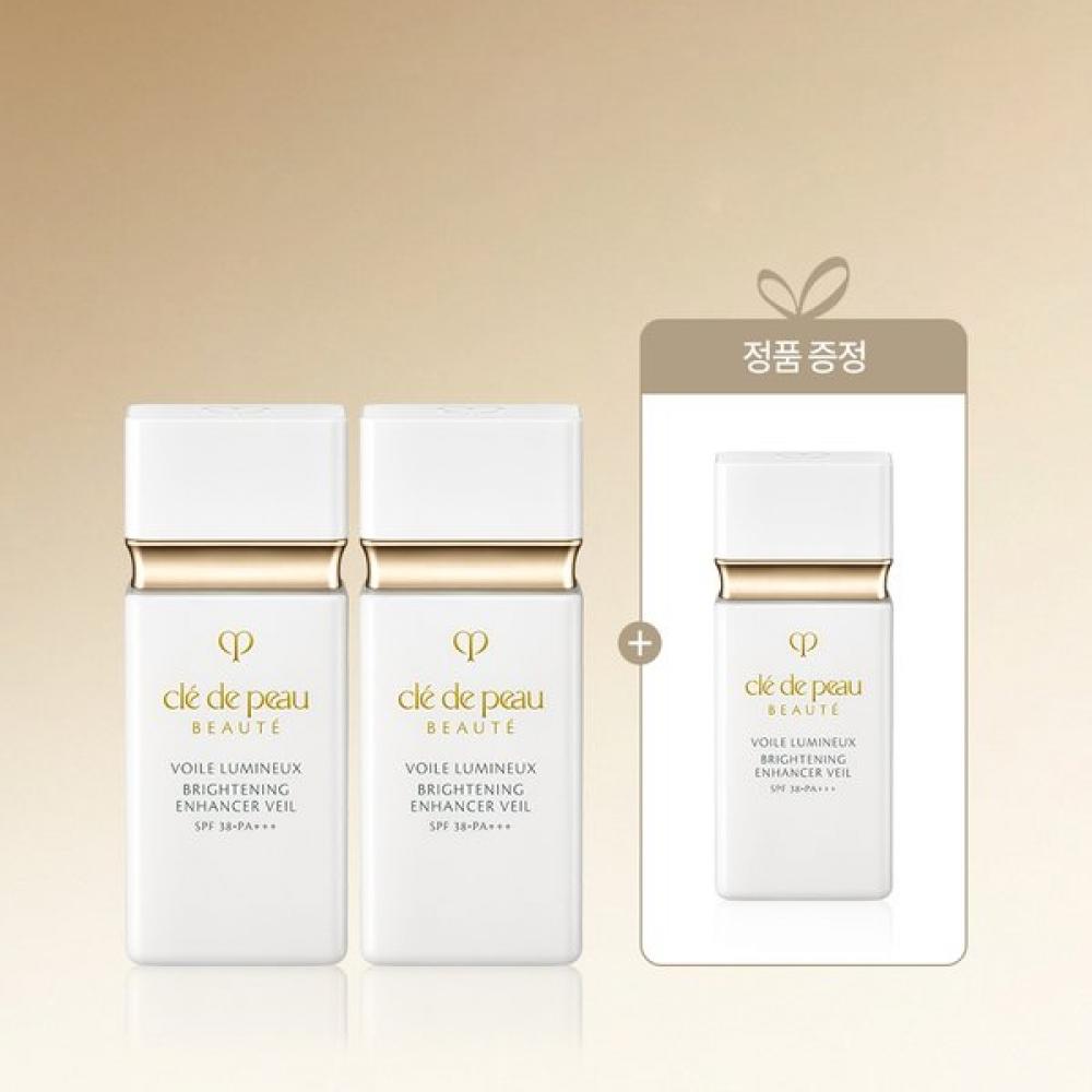 Cl  De Peau Beaut  Brightening Enhancer Veil Set 2+1 Single option