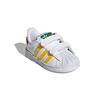 Adidas Originals SUPERSTAR Synthetic Leather Comfortable Abrasion Resistant Low top Toddler Shoes Infant And Toddler GV8881