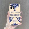 Luxuxy E-ETRO Logo Transparent Phone Case For IPhone 17 Air 16 Pro Max 15 14 13 12 11Plus Shockproof Cover