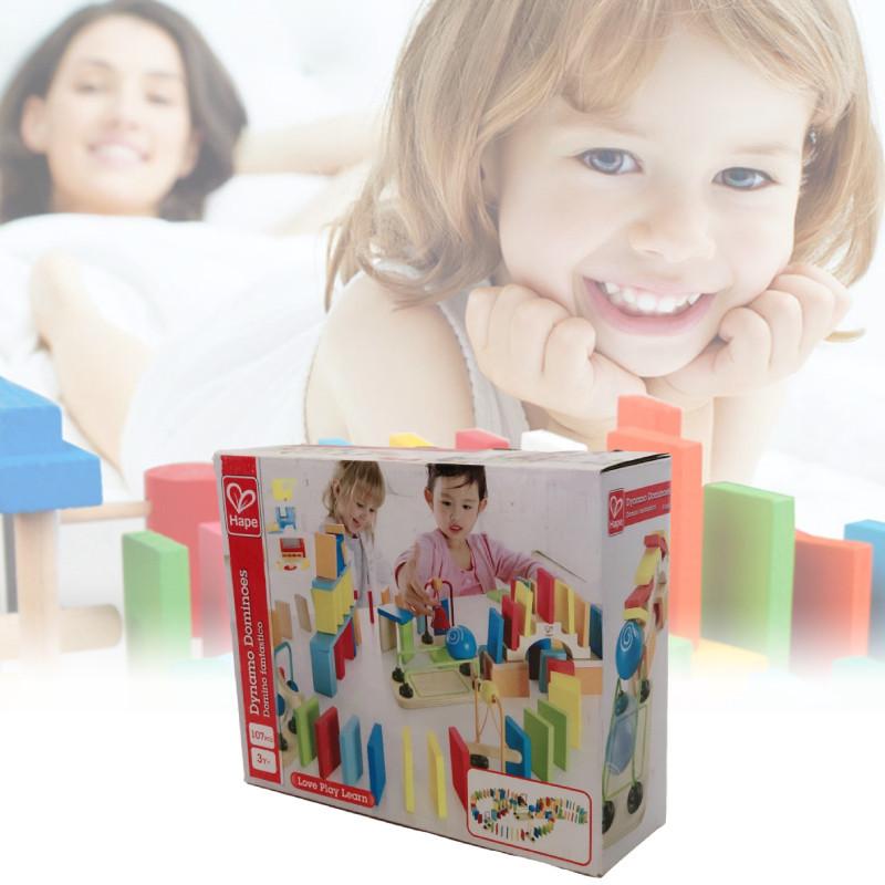 Super Fun Wooden Domino Blocks Set Creative Educational Toys For Boys And Girls