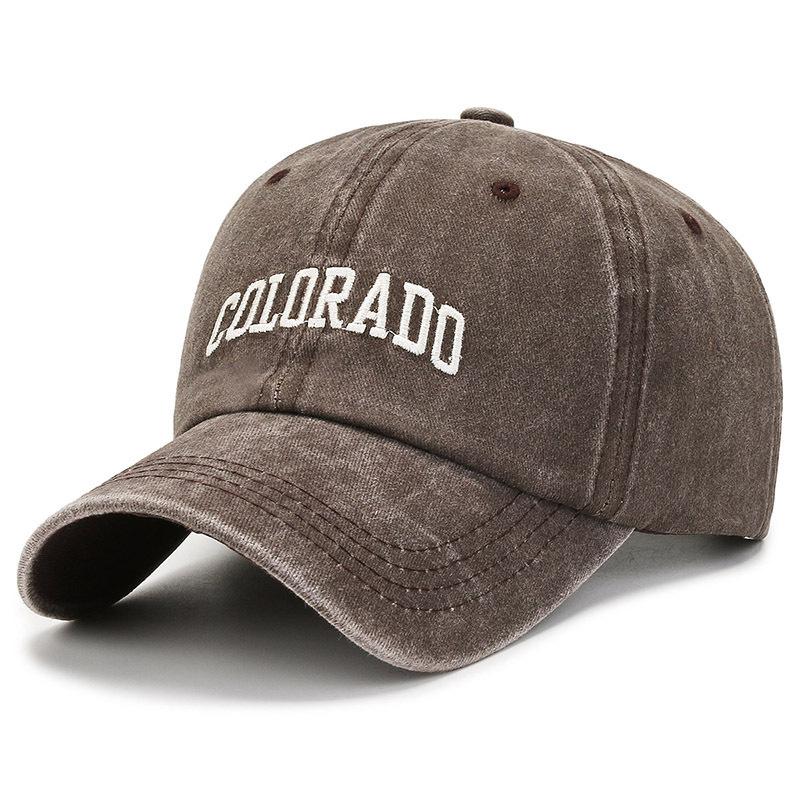 Embroidery Colorado Letter Protection Baseball Cap Breathable Baseball Women