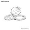 Stainless Steel Anti-theft M8-M Bathroom Door Hinge Repair Washer Shim