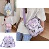 Adorable Cartoon Snack Bag For Girls In Nylon Perfect For Outdoor Activities And Daily Use
