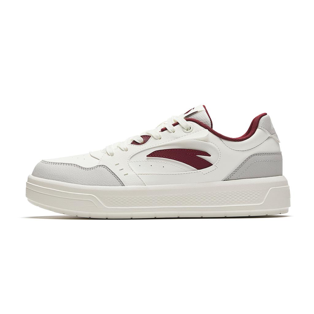 Anta Light Breeze 2 Skateboard Shoes Men's White Gray Red 912618018-2