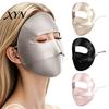 Adjustable Breathable Face Cover Silk Full Mask for Women, UV Protection Sun Shield Outdoor Sports Guard with Straps Running Hiking And Summer