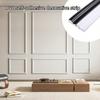 1 Stück 100 cm/200 cm PVC selbstklebender Dekorstreifen, flexibler Dekorstreifen, geeignet für Heim-DIY-Dekoration
