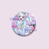 Pop Game Needy Streamer Overload Button Pins Cartoon KAngel Cosplay Badge Ame-chan Round Brooch Bag Hat Decor Jewelry Toys Gifts
