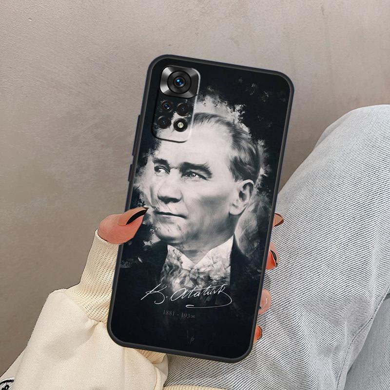 

Mustafa Kemal Atatürk Signature For Xiaomi Redmi Note 14 9 10 11 12 13 15 Pro Plus Case Cover For Redmi 15C 14C 12C 10C 13C Redmi Note 12 Pro 4G