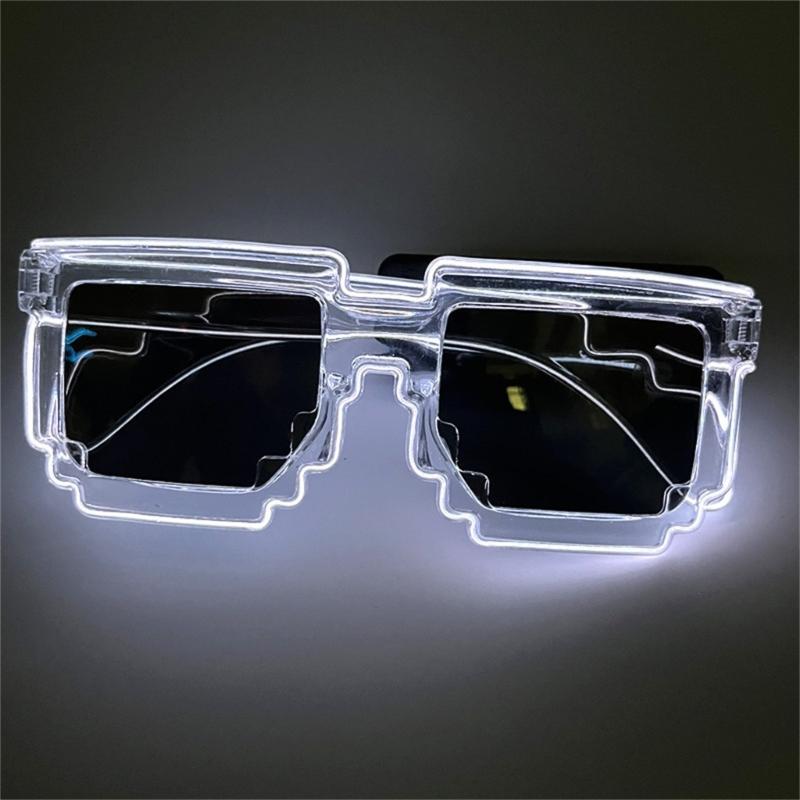 LED Light Up Sunglasses With Fashion Frame and Lens For Night Parties And Festival Event Gathering Dressingup Eyewears