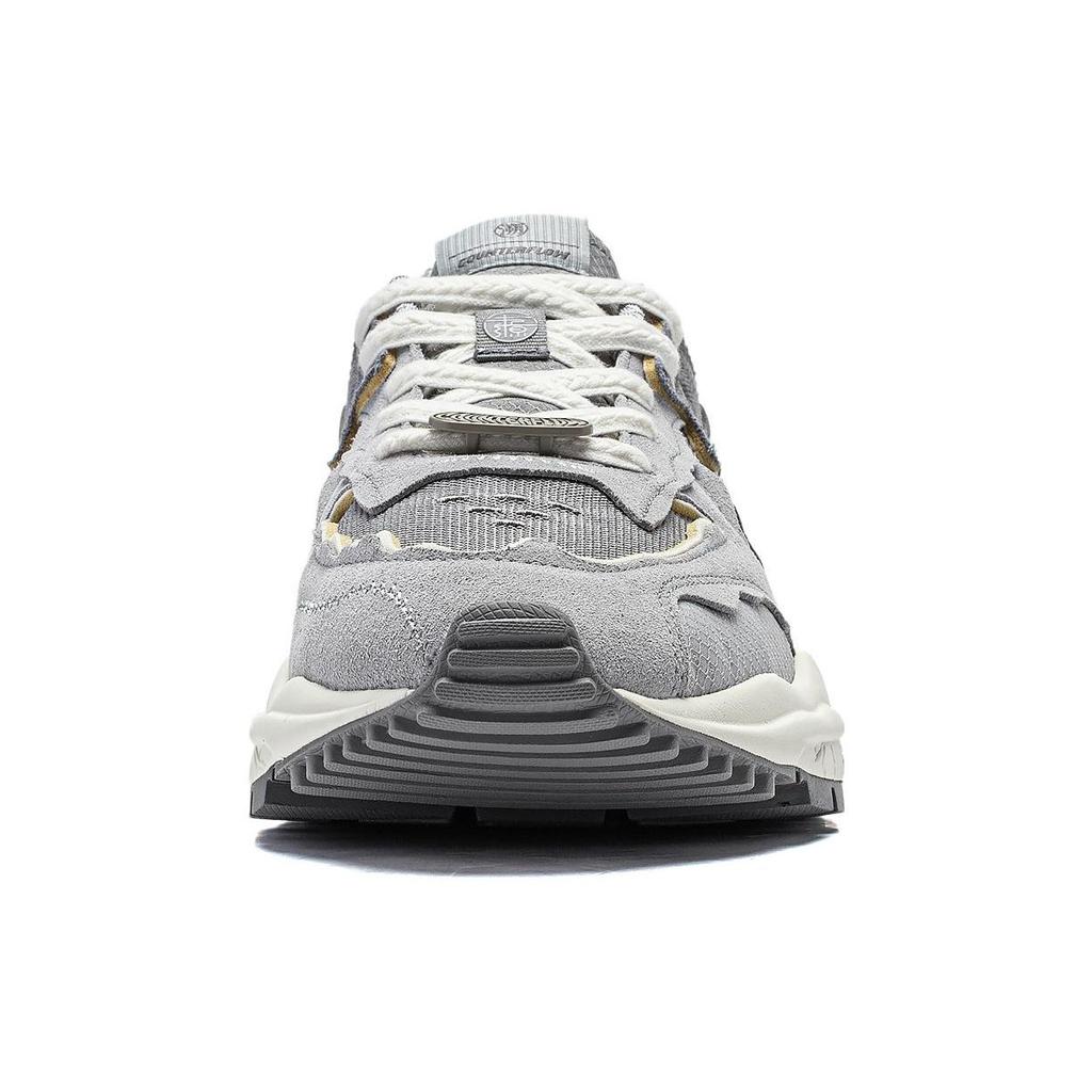 Li Ning Origin 2 Origin 2 Slip Resistant Abrasion Resistant Low Top Casual Shoes Men's Brick Gray AGCT323-1