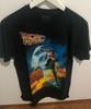 Zurück in die Zukunft Schwarzes Oberteil Alter Berühmter Film Film T-Shirts US Herren Größe M NEU