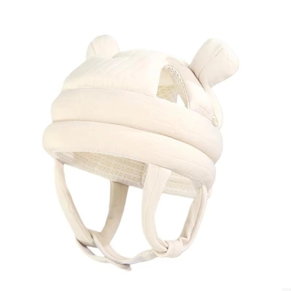 Adjustable Straps Baby Walking Head Protector Children s Anti-collision Pad  Toddler Protection бежевый