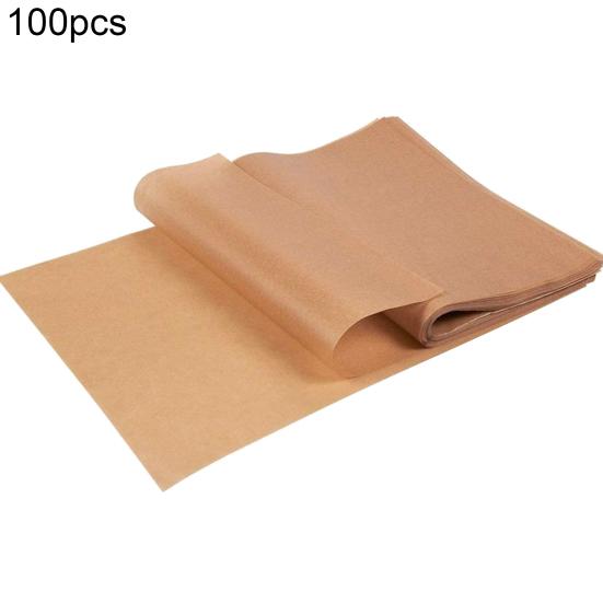 

100 шт. противни, антипригарная, устойчивая к разрыву бумага, коврик для приготовления барбекю на гриле для выпечки 35*25cm