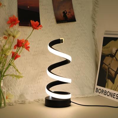 1PC Modern S Desk Lamp USB Externo Luminescente Tricolor Quarto Desktop Lâmpada Decorativa Olho