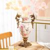 Retro New Chinese Ceramic Craft Vase Home Decoration Living Room Entrance Hall Store Home Art Flower Arrangement