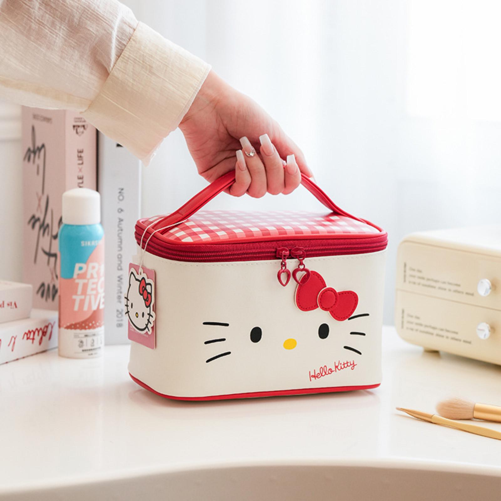 Portable Cosmetic Bag, Large Capacity, Portable Travel Toiletry Bag, Cute Portable Storage Bag One Size