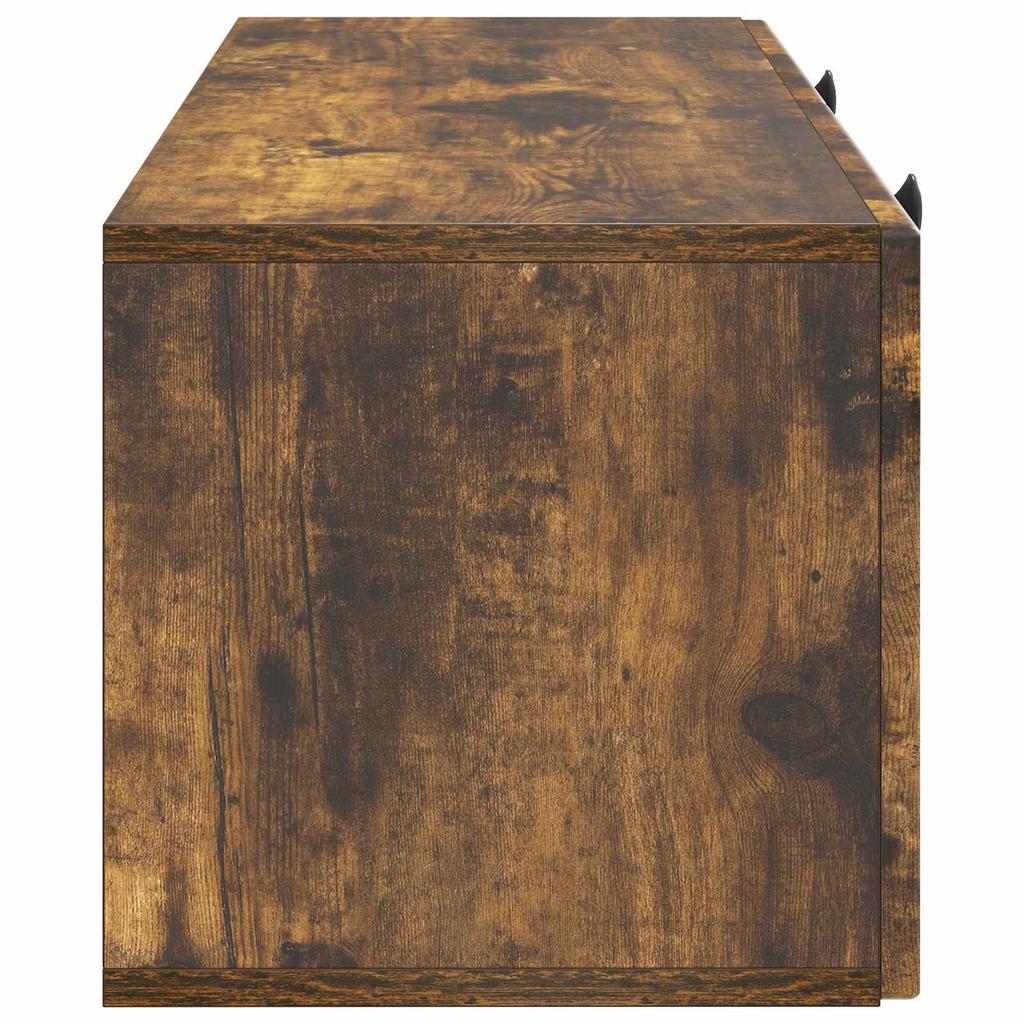 Wall Mounted TV Cabinet Smoked Oak 78.5 x 31 x 30 cm