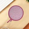 Mini flower Style Folding Fan Round With Pocket Handheld Fan Flower Pattern Collapsible Fan Wedding Party Outdoor Activities