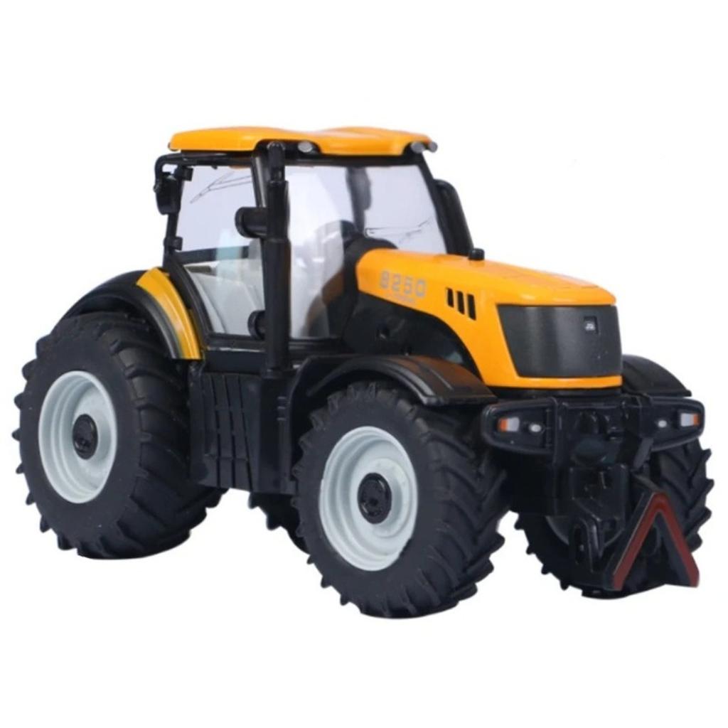 1/30 Alloy Tractor Model Diecast Metal Farming Tool Car Cultivated Land Car Agricultural Vehicles Model with Sound Kids Toy Gift