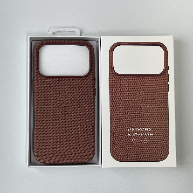 Dla Magsafe Etui TechWoven z Animacją dla IPhone 17 Pro Max 17 Pro dla Macsafe Magnetyczne Bezprzewodowe Ładowanie Bez Przycisku Kontroli Aparatu