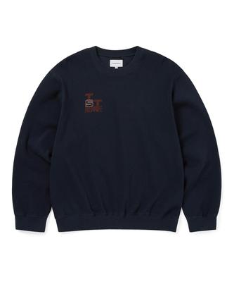 THISISNEVERTHAT Basic Note Crewneck Navy