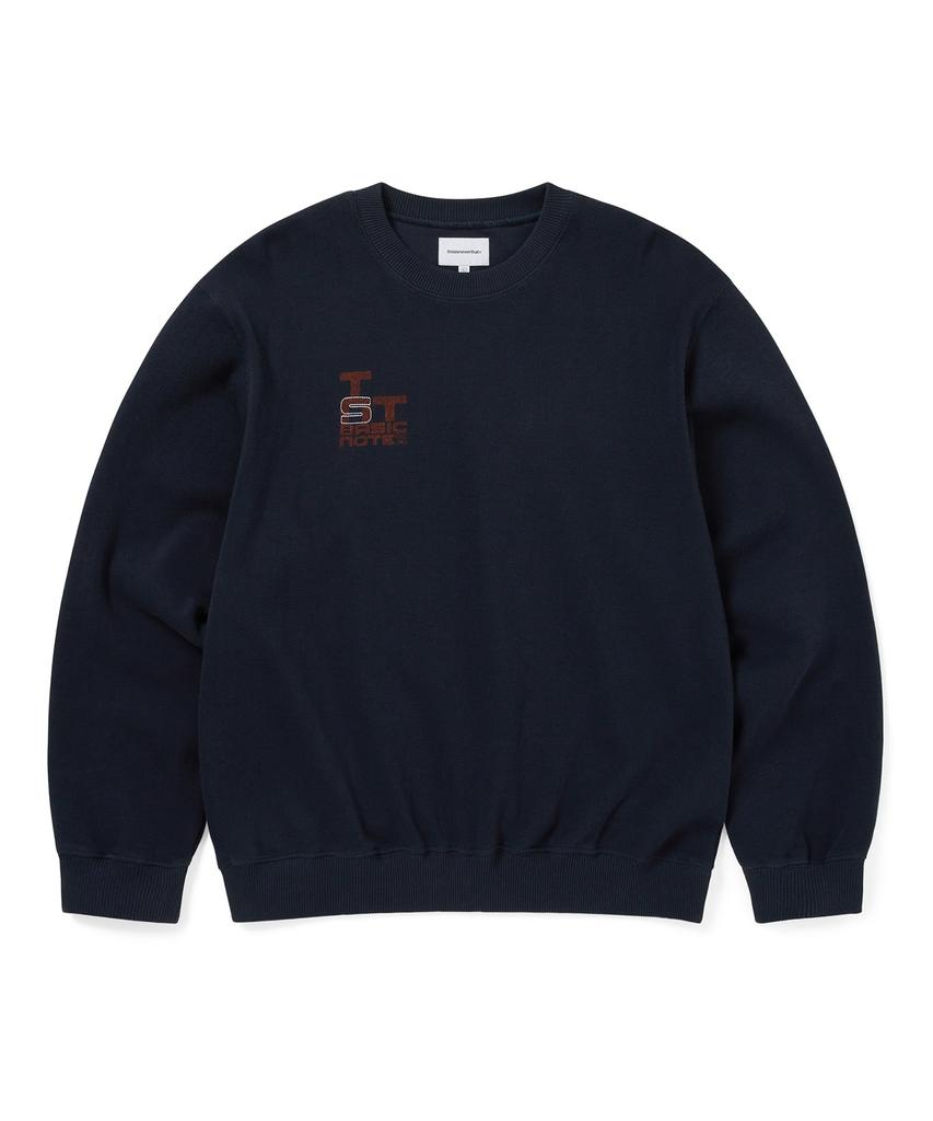 THISISNEVERTHAT Basic Note Crewneck Navy