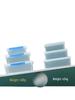 Rectangular Transparent Food-Grade Plastic Storage Box with Lid for Microwave and Refrigerator