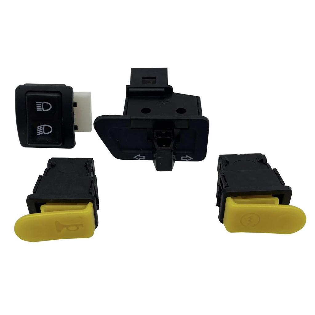 Deepa Ribusu Live Dio Switch AF27 Turn Signal Switch AF35 Horn Button ZX Starter Button AF68 Set Compatible Parts 4-Piece [Used]