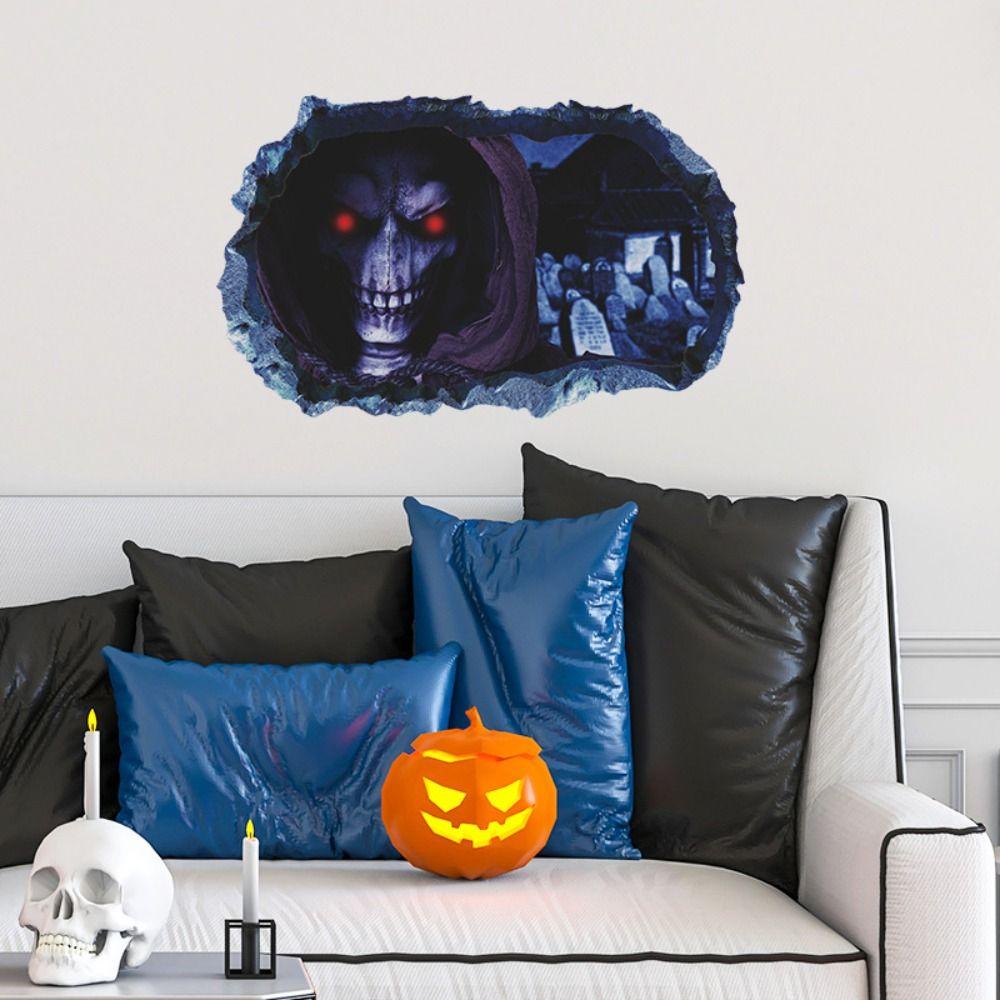 

Украшение Хэллоуин самоклеящиеся наклейки на стену с призраком домашний декор настенные художественные наклейки на стену
