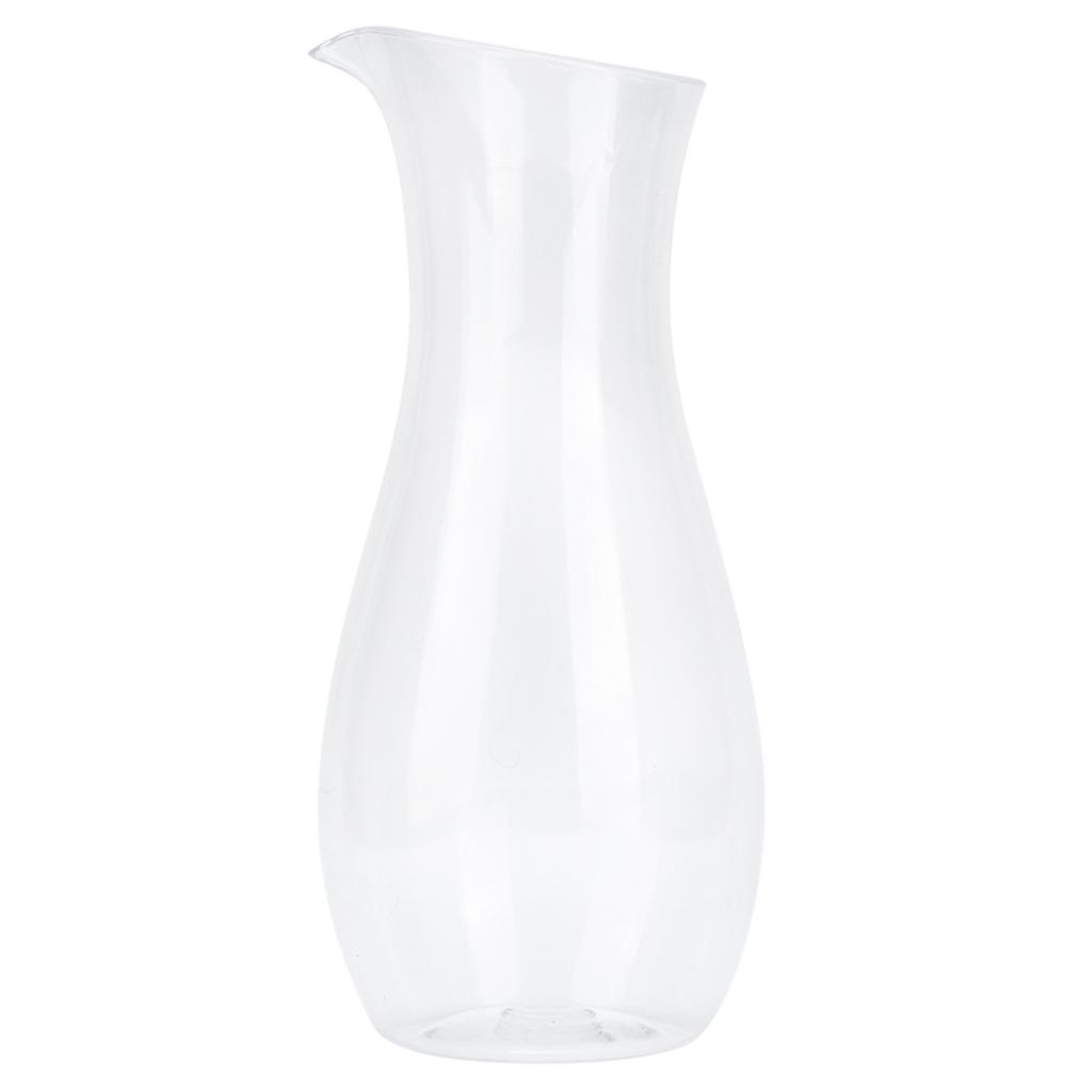 Acrylic Transparent Juice Bottle Water Jug Wine Beverage Container Kettle Carafe for Bar Home
