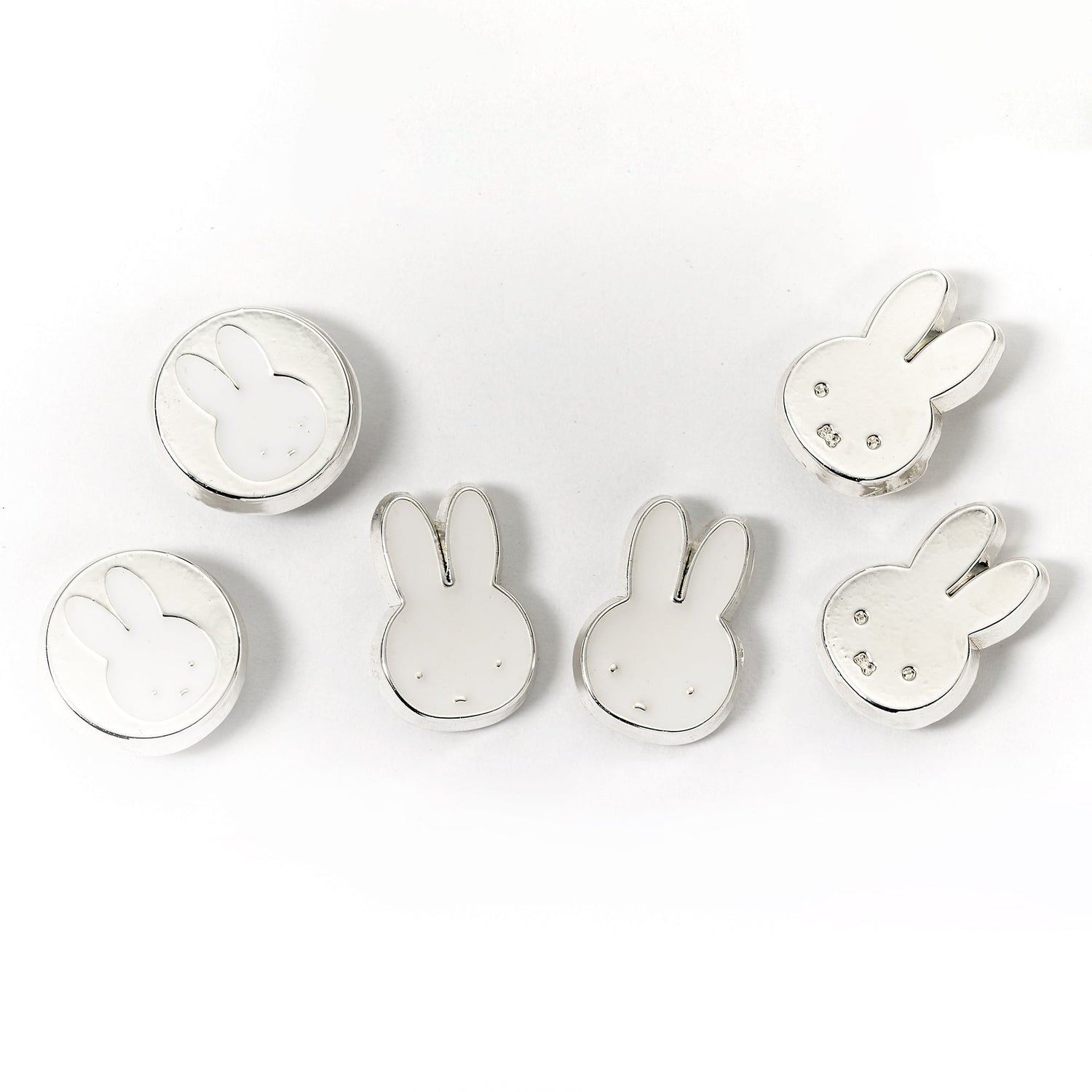 Miffy auskaru kniedīšu komplekts white