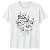 Mystical Whale Mushroom Moon Nature TShirt Whales Mushrooms Fantasy Nature