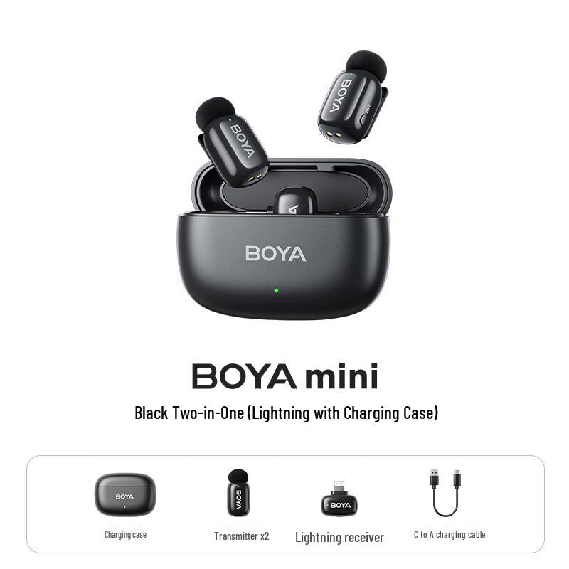BOYA Mini Drahtloses Ansteckmikrofon System