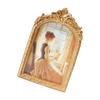 Classical Wall Mount Photo Frame With Stand Elegant Antique Resins Picture Frame For Living Room Bedroom Office Decors