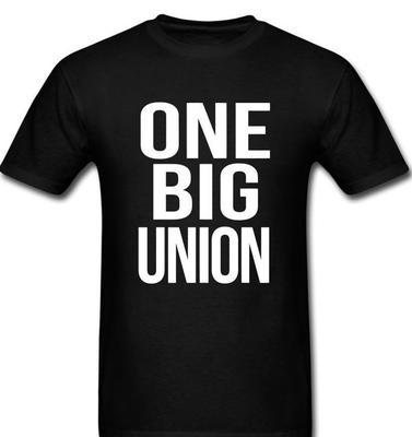 Industrial Workers Of The World One Big Union Work  IWW T Shirt Tee