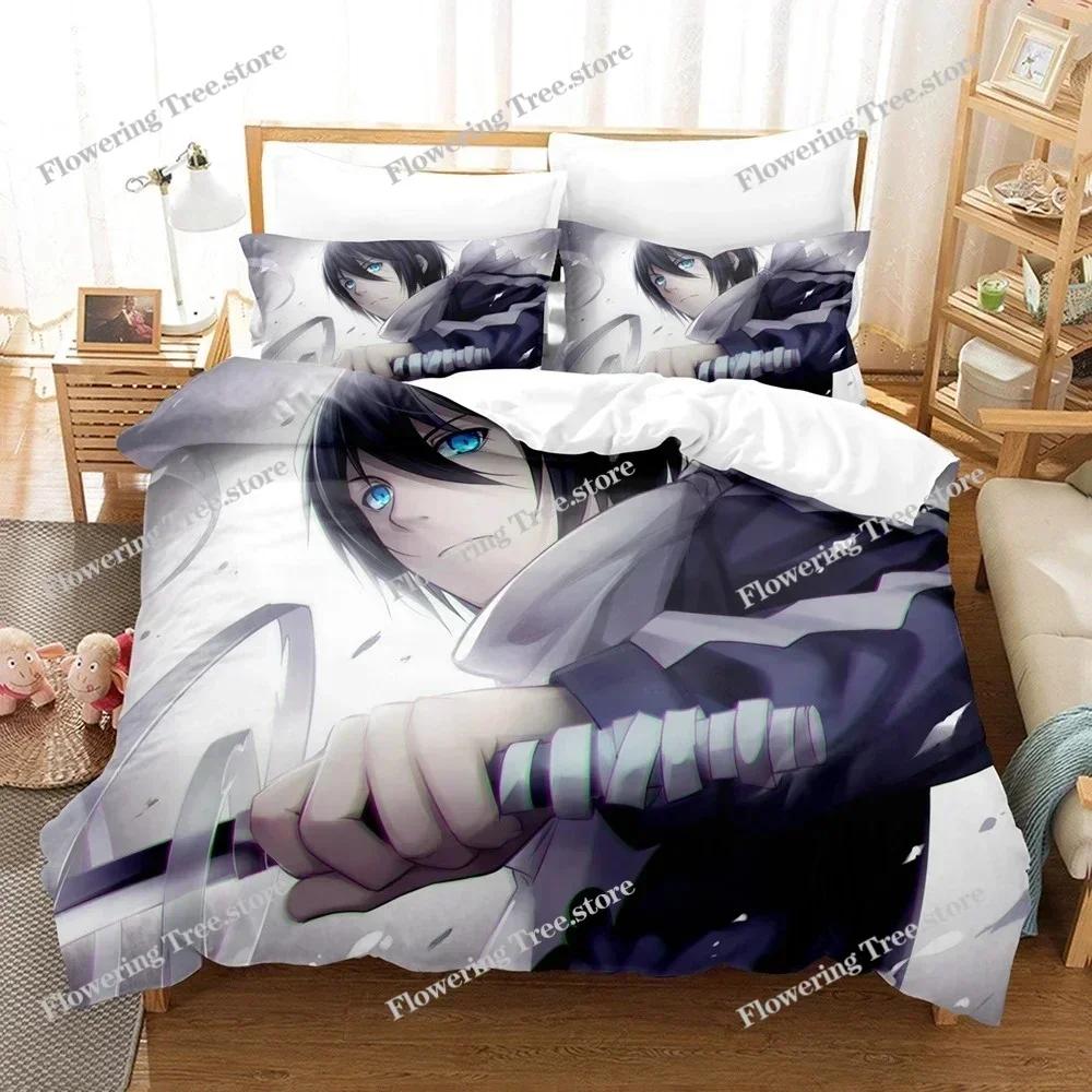Anime Noragami Yato Bedding Set Duvet Cover Bedroom Comforter Covers Single Twin King Size Quilt Cover Home Textile029963