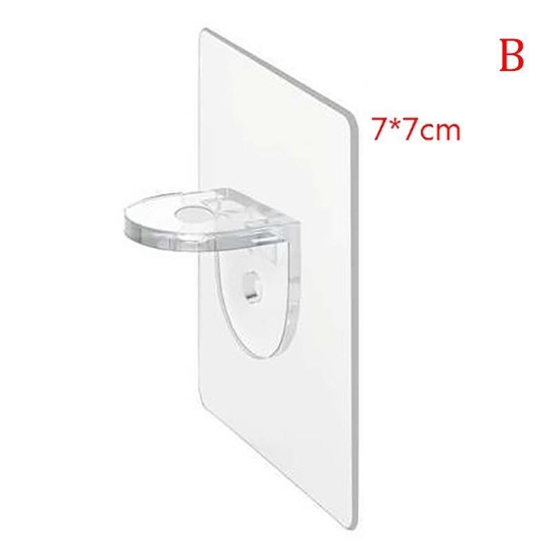 

10 шт. клейкие держатели настенные вешалки крючки опора полки кронштейн для перегородки SupportRack 7*7CM-10Pcs