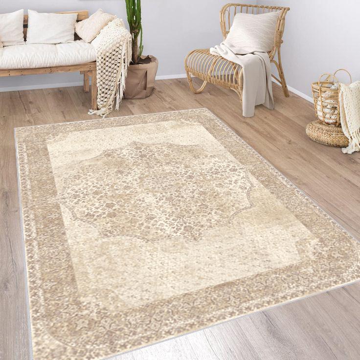 

Моющийся ковер с принтом Rovigo Home RVG1925-HT479 50x80 бежевый
