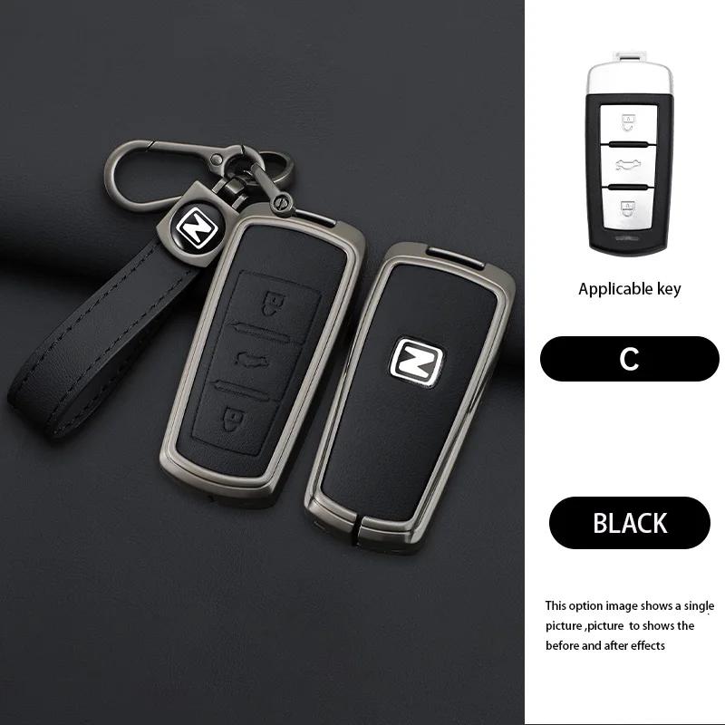 Car Key Case Smart Keyless Protector Cover Shell Fob For Zotye T500 T600 T700 T800 Keychain Bag Holder Auto Interior Accessories