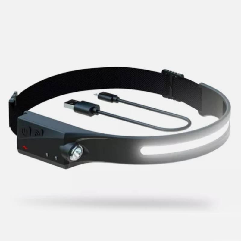 Cob Led Headlamp Usb Headlight Silicone Material Light Outdoor Lamp Camping