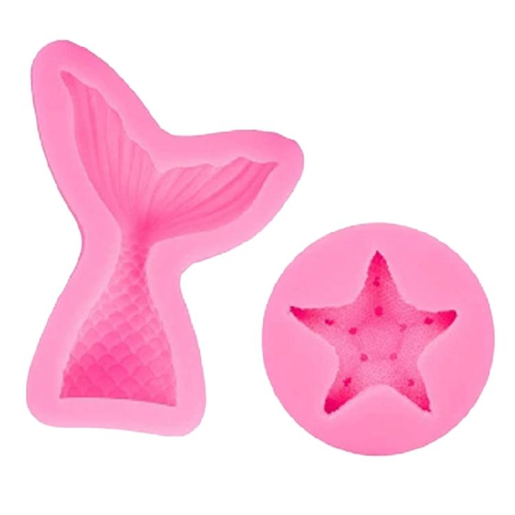 Soap Molds Chocolate Candy Molds Cake Decorating Tools Ocean Fish Theme Durable