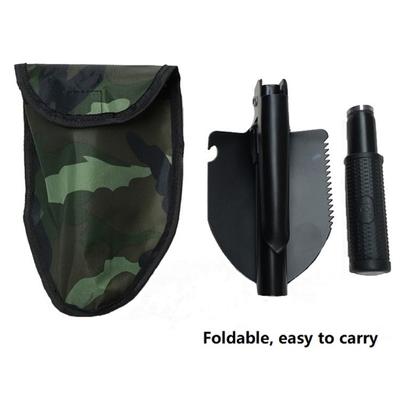 Folding Shovel Portable Multi Purpose High Carbon Steel Bendable Self-defense Outdoor Camping Tools