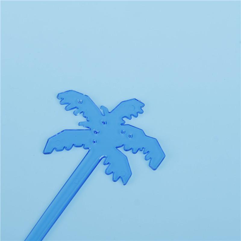 50Pcs Coconut Tree Cocktail Swizzle Sticks Drink Stirrer Coffee Muddler Puddler